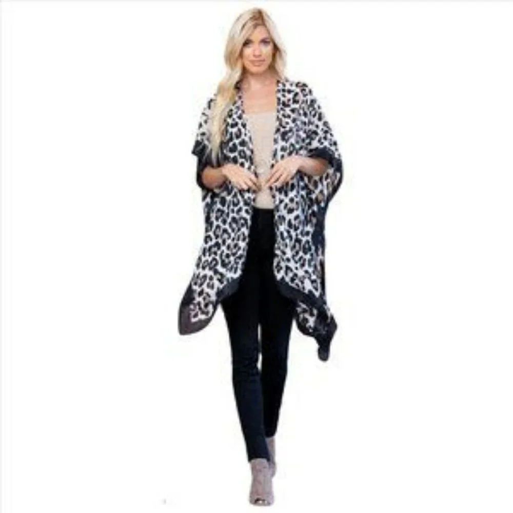 Cheetah Print Kimono - Picture 7 of 10
